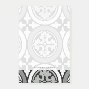Dekoratives Renaissance Rosette Tile Design Post-it Klebezettel