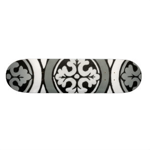 Dekoratives Renaissance Rosette Tile Design Skateboard
