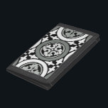 Dekoratives Renaissance Rosette Tile Design Tri-fold Portemonnaie<br><div class="desc">Shakespeare hätte gerne dieses dekorative Rosette-Design aus der Renaissance in seine Zuhause eingefügt. Um ein oder kaufen zwei,  das ist die Frage! Für alle Fans von Blätter und blattgepressten Designs!</div>