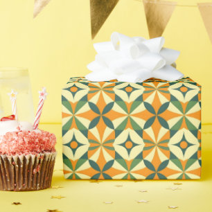 Dekoratives retro nahtloses Muster Geschenkpapier