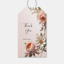 Dekoratives Rosa und Weißes Blumen Geschenk Tag