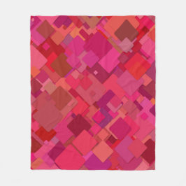 Dekoratives Rot Fleecedecke