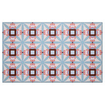 Dekoratives rotes und rosa geometrisches Muster 