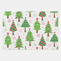 Dekoratives Weihnachtsbaummuster