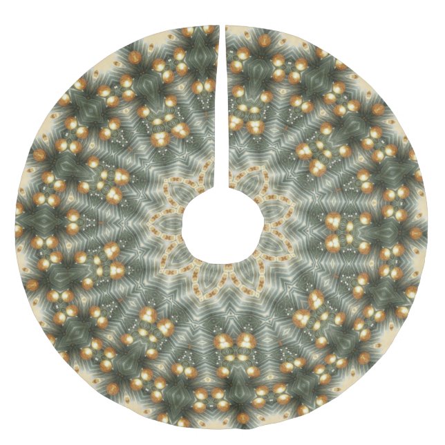 Dekoratives Weihnachtsbaumrock Polyester Weihnachtsbaumdecke (Vorderseite)