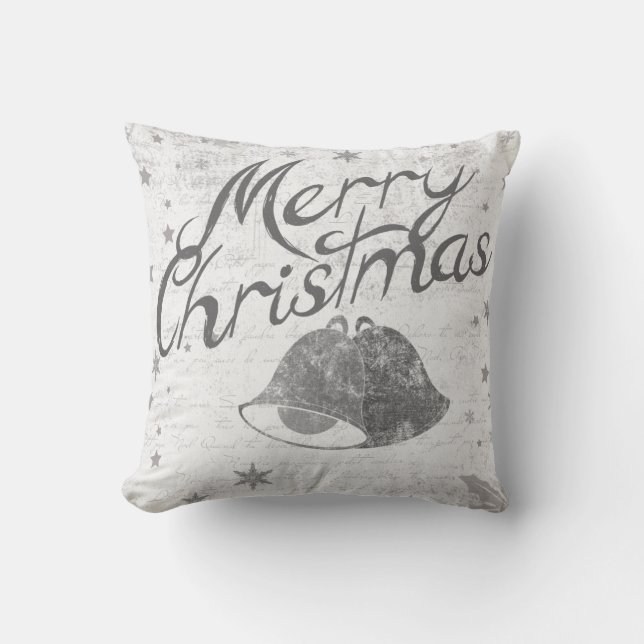 Dekoratives Weihnachtsbrunnenfest Kissen (Vorderseite)