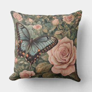Dekoratives William-Morris-Schmetterlings-Kissen Kissen