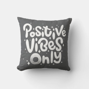 Dekoratives Wurfkissen 'Nur positive Vibes' Kissen