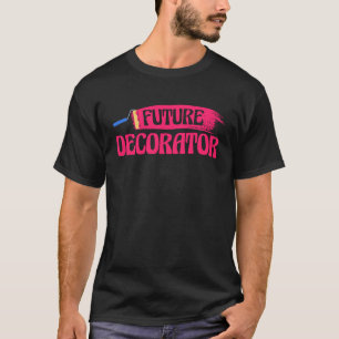 Dekorator und Wohngestaltung von zukünftigen Dekor T-Shirt
