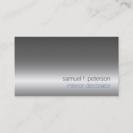 Dekorator Zuhause Improvement Chrome Silver Visitenkarte