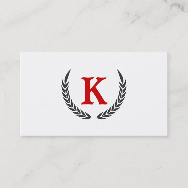 Dekorelemente Visitenkarte (Vorderseite)