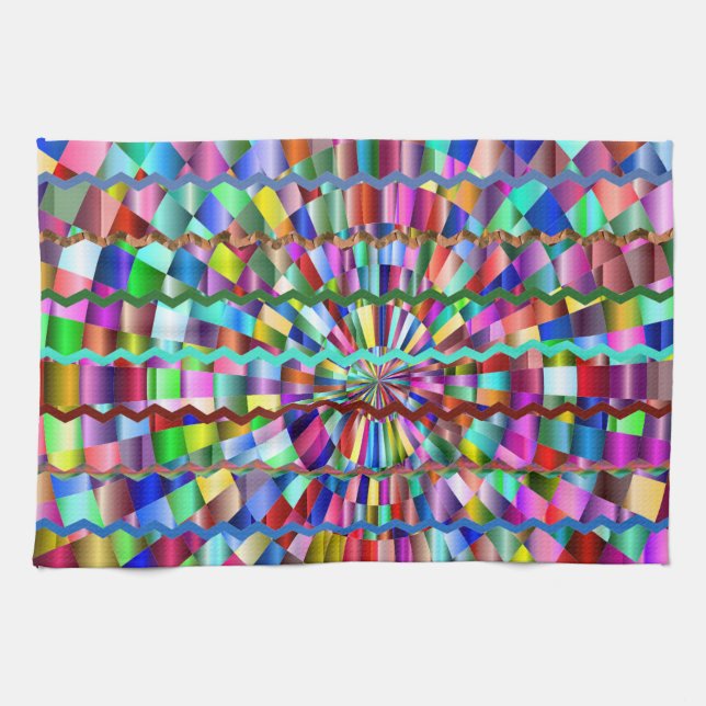 Dekorfarben Geschirrtuch (Horizontal)