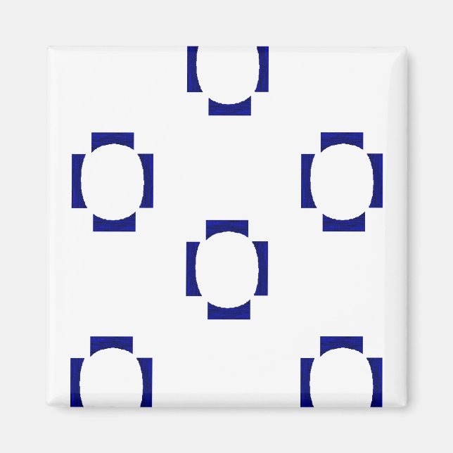 Dekorformen in Weiß Magnet (Vorne)