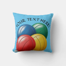 Dekorieren von Geschenkartikeln für Bocce Ball Kissen