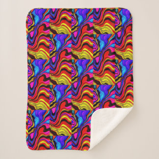 Dekoriert Sherpadecke