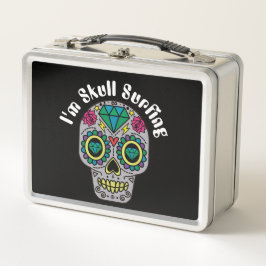 Dekorierte Abstrakte Lunchbox aus Skull