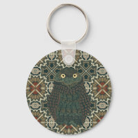 Dekorierte Burrowing Owl Golden Brown Earth Tones