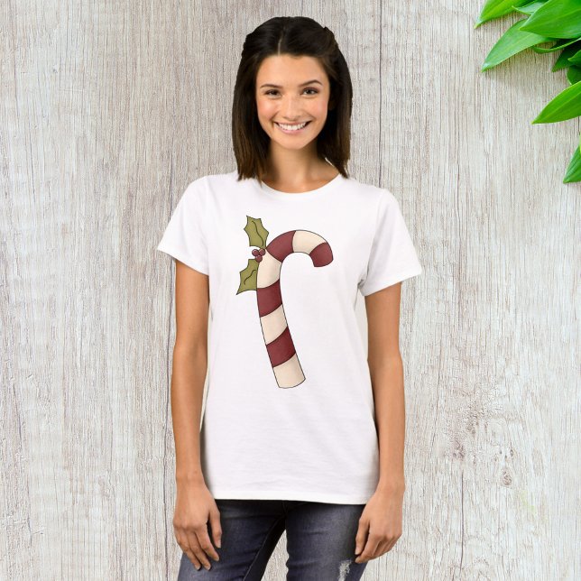 Dekorierte Candy Cane Weihnachtssüße T-Shirt (Von Creator hochgeladen)
