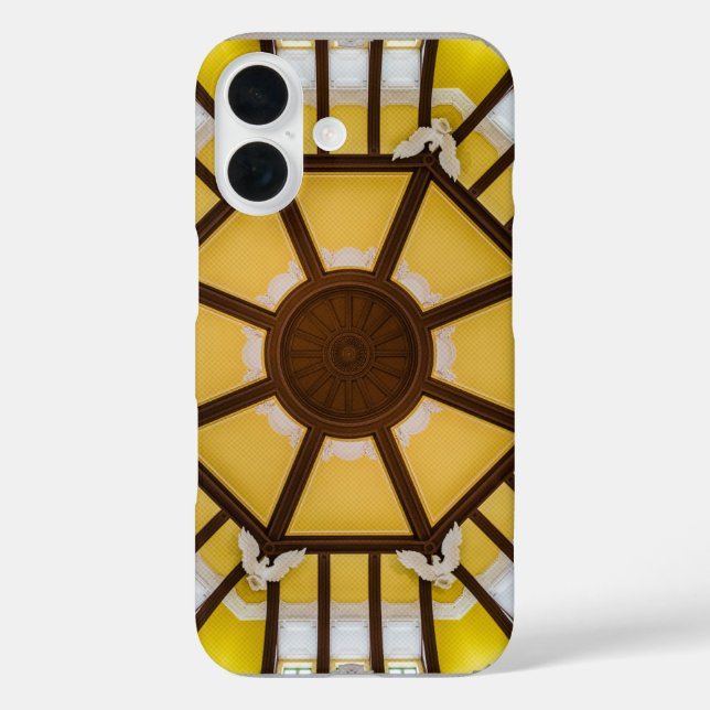 Dekorierte Decke am Bahnhof Tokio iPhone 16 Hülle (Rückseite)