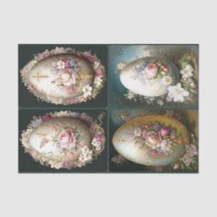 Dekorierte Eier Seidenpapier