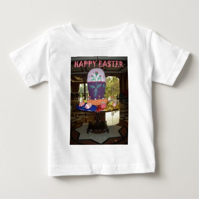 Dekorierte Ostereier Art Print Baby T-shirt (Vorderseite)