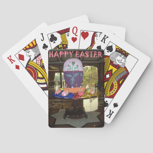 Dekorierte Ostereier Art Print Spielkarten (Rückseite)