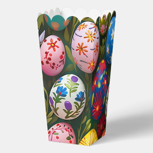 Dekorierte Ostereier Geschenkschachtel (Rückseite)