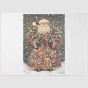 Dekorierte Robe Santa Seidenpapier