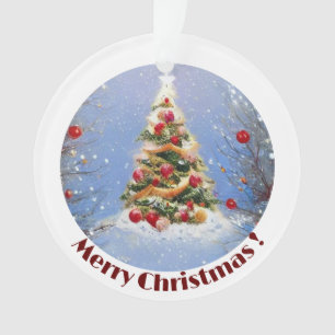 Dekorierte Weihnachtsbohnen Ornament