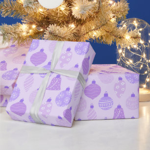 Dekorierte Weihnachtsschmuck Lila Weihnachten Geschenkpapier