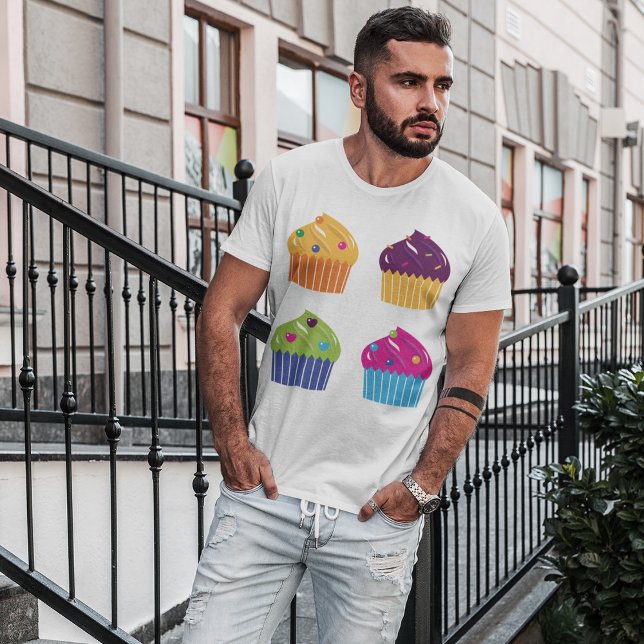 Dekorierter Cupcakes-T - Shirt (Von Creator hochgeladen)