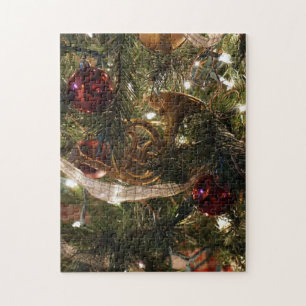 Dekorierter Weihnachtsbaum Nah