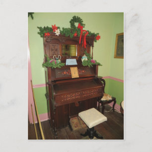 Dekoriertes Klavier Postkarte