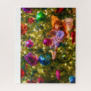 Dekoriertes Weihnachtspuzzle, 16 Zoll x 20 Zoll, 5