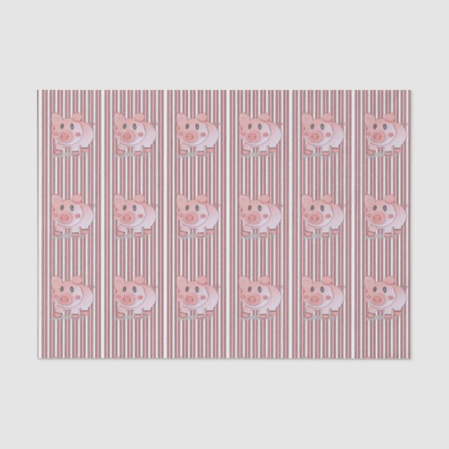 Dekorpapier Pig Seidenpapier (Vorderseite)
