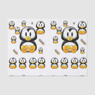 Dekorpapier Pinguin Seidenpapier