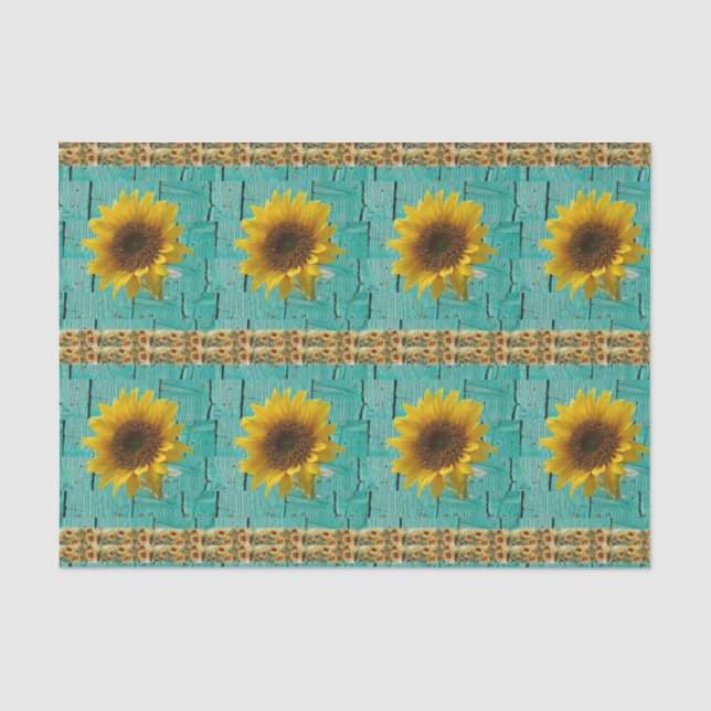 Dekorpapier Sonnenblume Seidenpapier (Vorderseite)