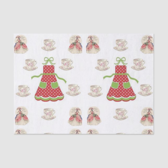 Dekorpapier Viktorianisch Seidenpapier (Vorderseite)