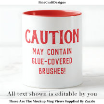 Dekoseiten-Pinsel Zitat Custom RW04 Funny Craft