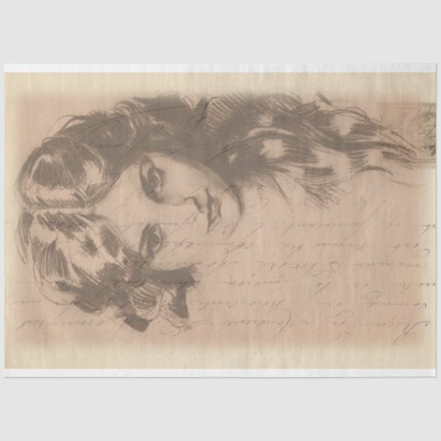 Dekouappapier von Lady Sketch Seidenpapier (Vorderseite)