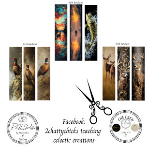 Dekoupage Antike Handsägen Wildlife Art Geschenkpapier Set