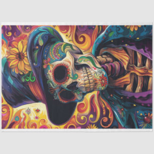 Dekoupage Day of Dead Celebration Mexico Seidenpapier