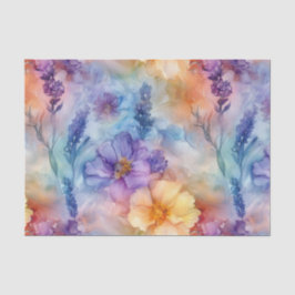 Dekoupage der Dreamy Wildblume Seidenpapier