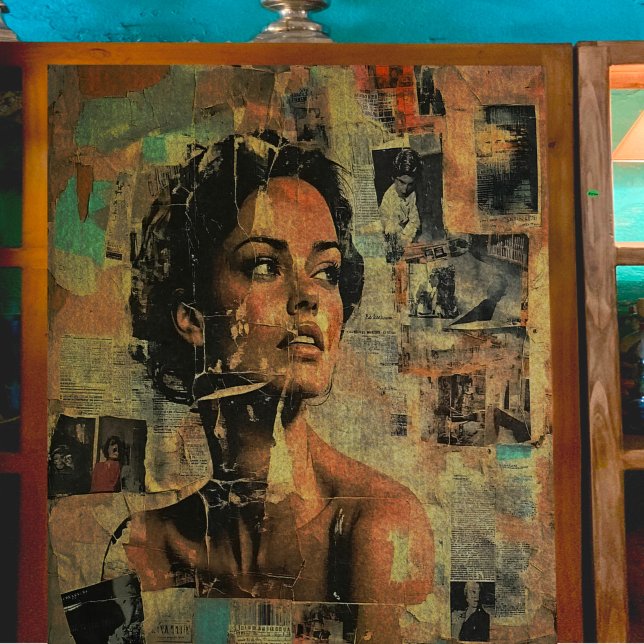 Dekoupage der gemischten Medien Seidenpapier (Von Creator hochgeladen)