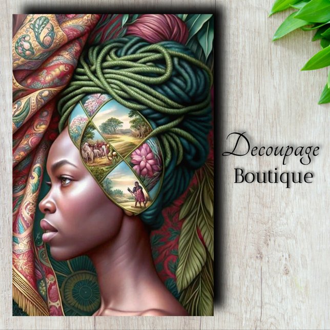 Dekoupage der Geschichte Seidenpapier (Story Tapestry Decoupage Tissue Paper)