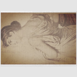 Dekoupage der griechischen Möbel Seidenpapier