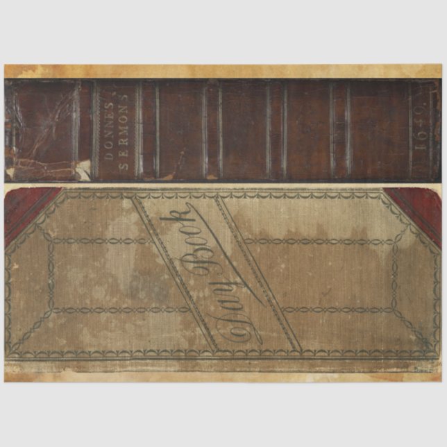 Dekoupage der Junk-Journalelemente Seidenpapier (Vorderseite)