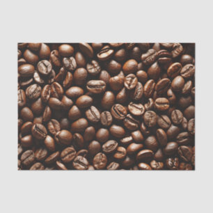 Dekoupage der Kaffeebarbe Seidenpapier
