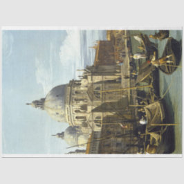 Dekoupage der Kathedrale von Venedig St. Mark Seidenpapier