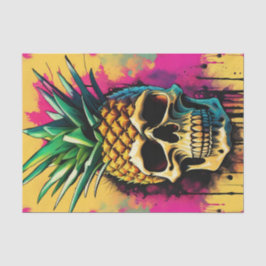 Dekoupage der tropischen Ananas Seidenpapier